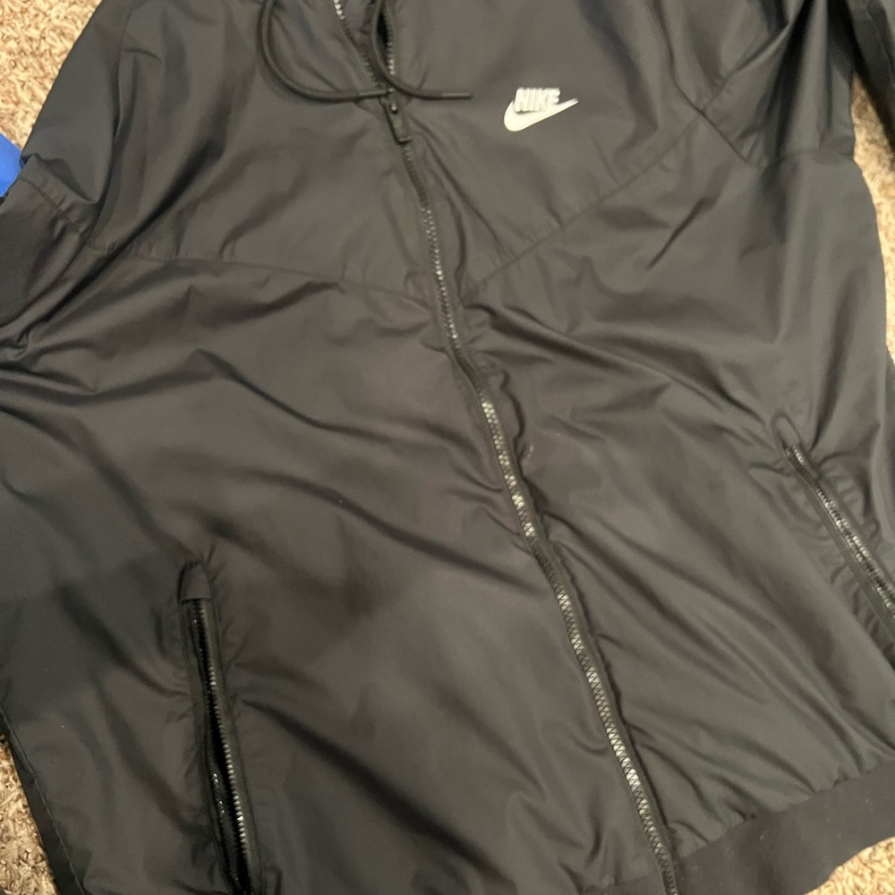 Nike Men's Black Windbreaker Jacket sz XL